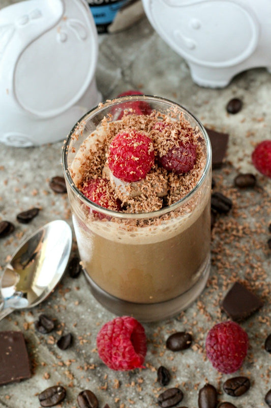 Raspberry Mocha Shots 🍫 🐰 👅