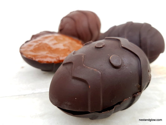 Mocha Coffee Cream Eggs 🐣 🍫 *vegan *dairy free