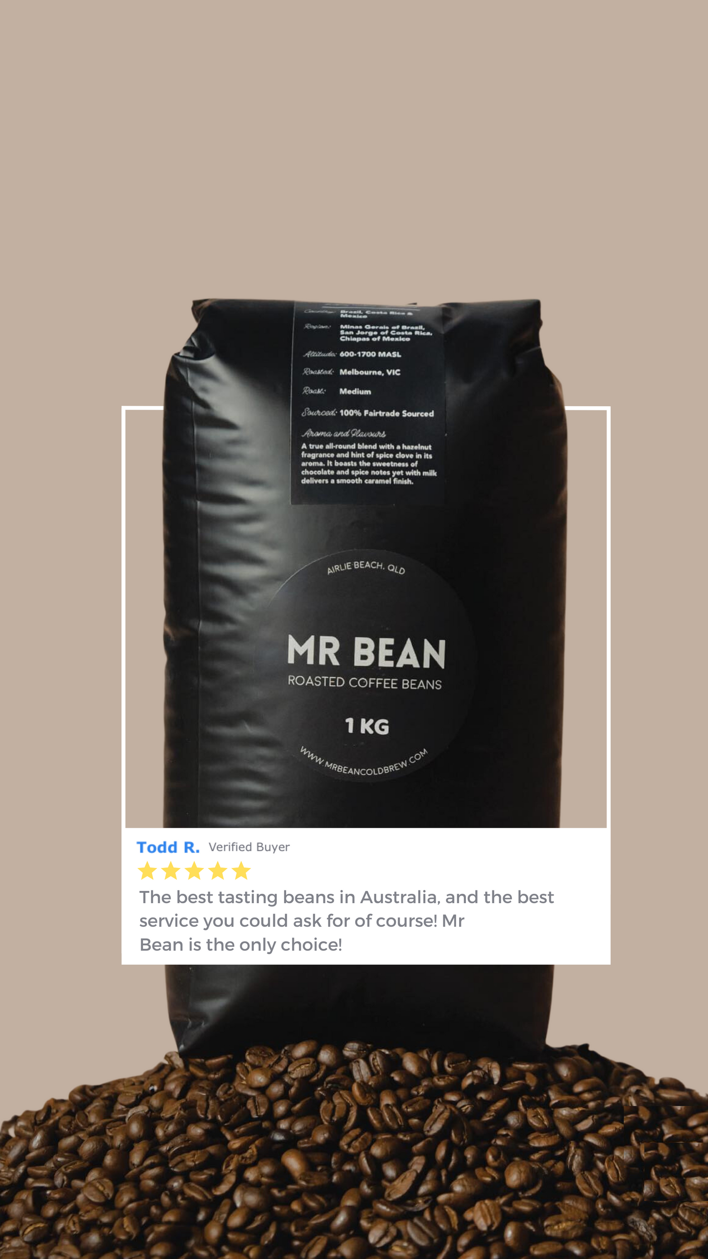 Fresh Roasted Coffee Beans - 1kg, 2kg, 3kg - Mr Bean Cold Brew Coffee