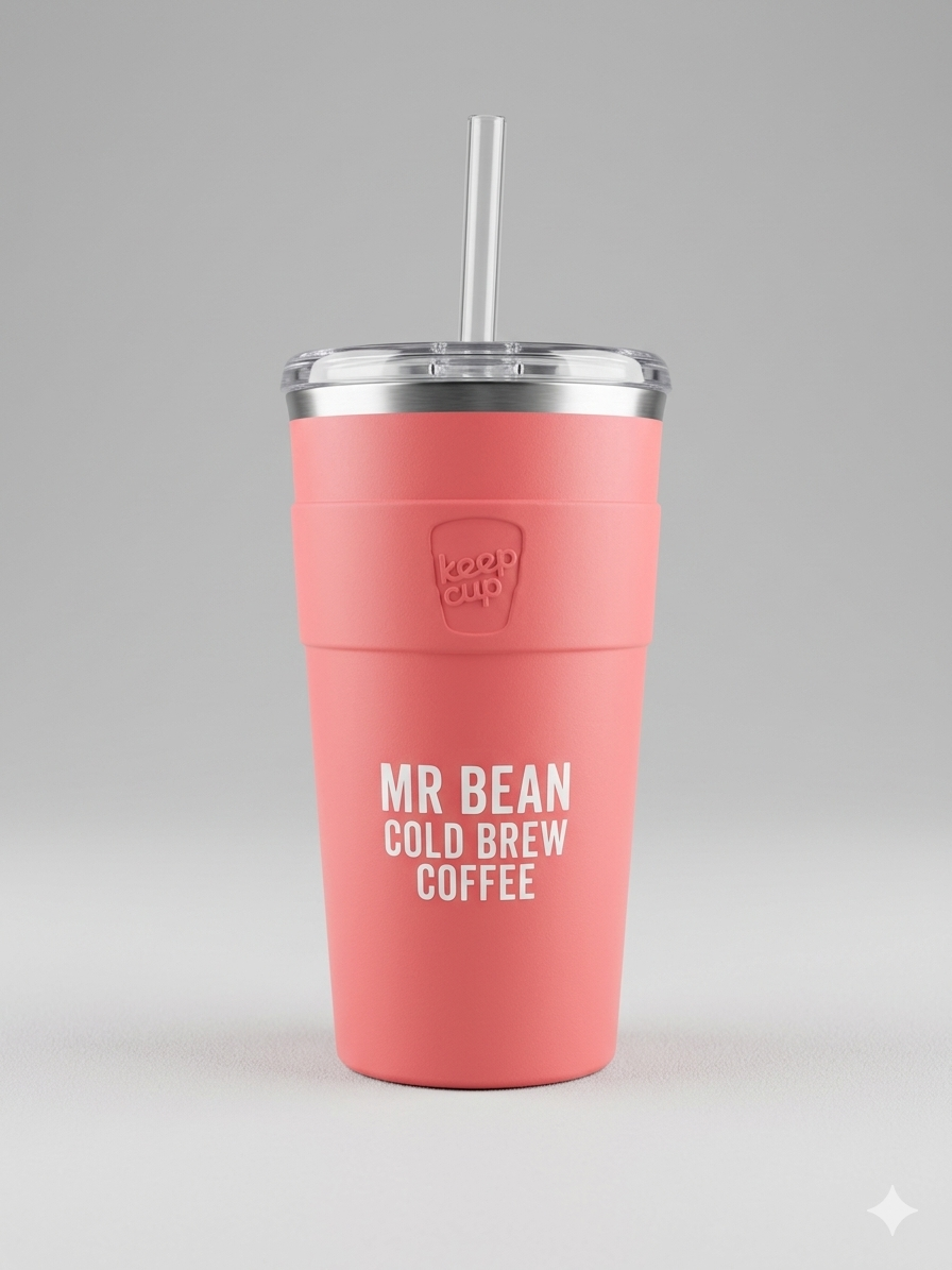 Mr Bean Cold Brew Coffee & KeepCup Blush Thermal Bundle
