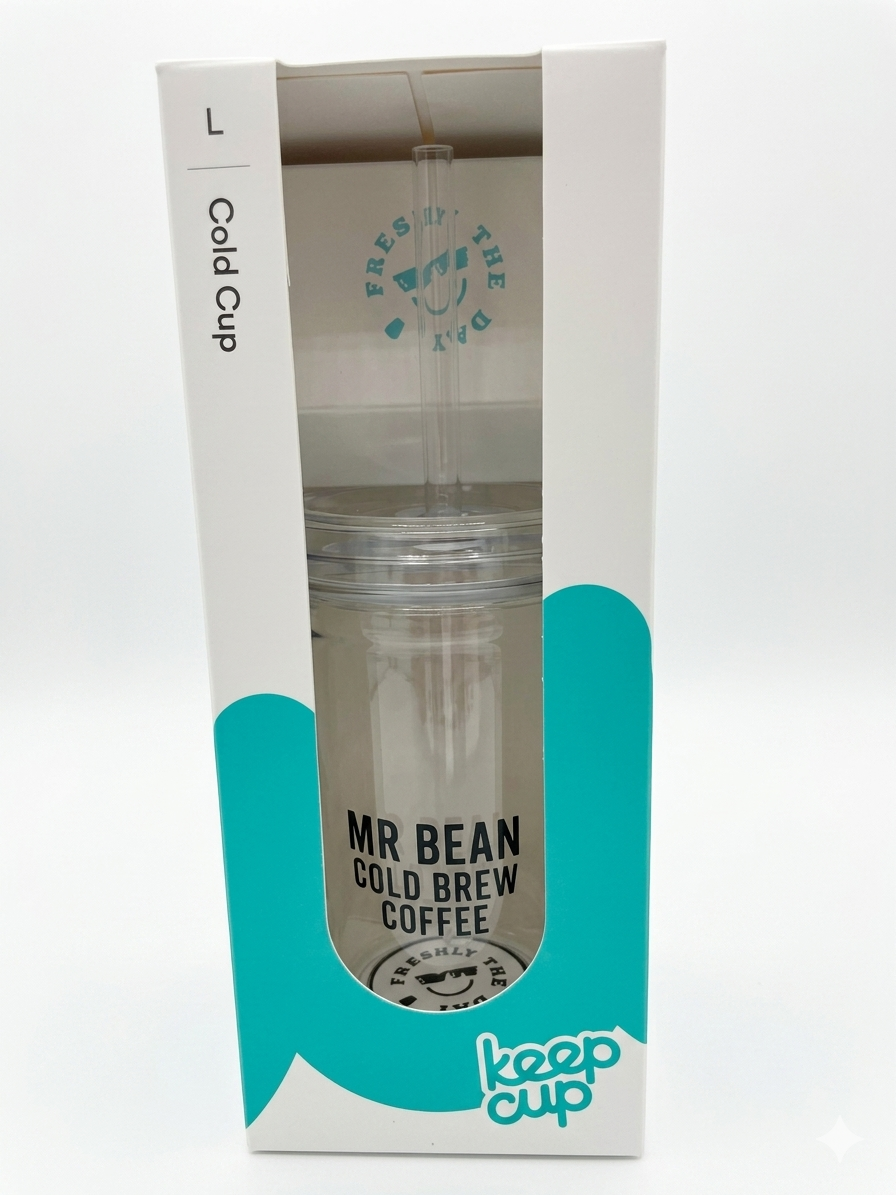 Mr Bean Cold Brew Coffee Keep Cup Original Bundle