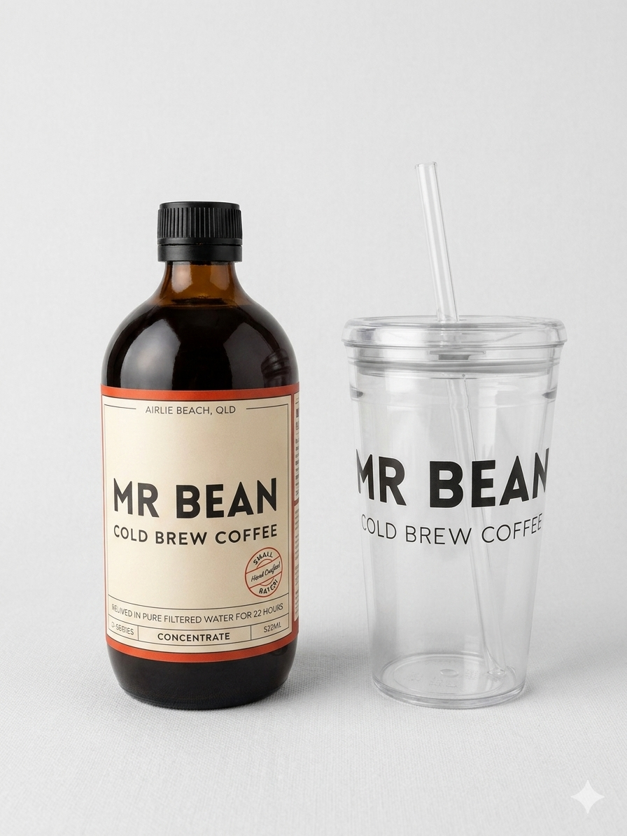 Mr Bean Cold Brew Coffee Keep Cup Original Bundle