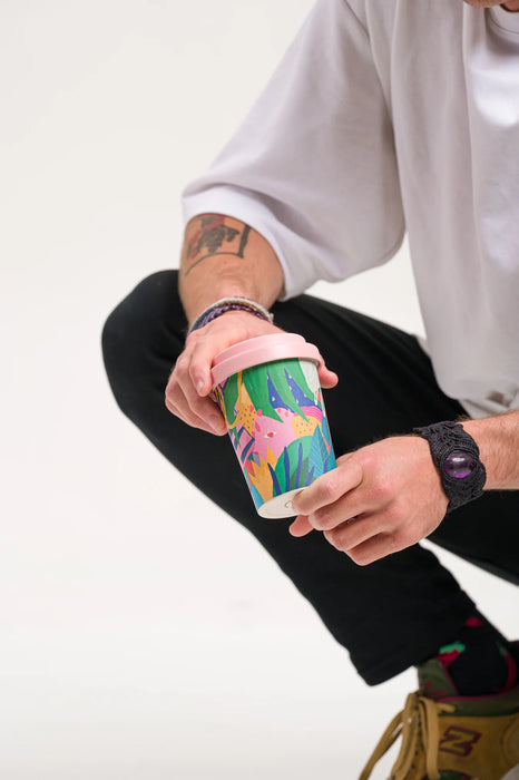 Reusable Coffee Cups - Wonderland *pastel pink - Mr Bean Cold Brew Coffee